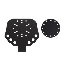 Acrylic Button Plate B6 and Disk