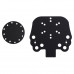 Acrylic Button Plate C62, 6 Pushbuttons, 2 Rotary Switches, Nut Covers & Decals Bundle