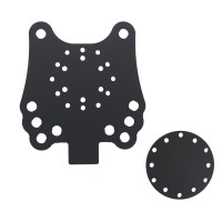 Acrylic Button Plate D10 and Disk