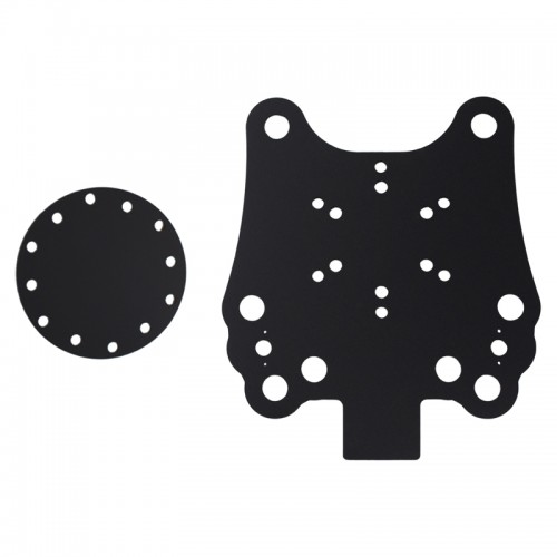 10 button & 2 rotary pot hole plate D82