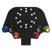 Acrylic Button Plate, 4 Pushbuttons, 2 Rotary Switches, Nut Covers & Decals Bundle