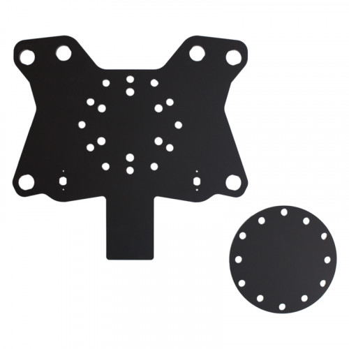 6 button & 2 rotary pot hole plate X62