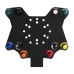 Acrylic Button Plate, 8 Pushbuttons, 2 Rotary Switches, Nut Covers & Decals Bundle